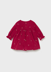 Vestido Manga Larga Puntos Rojo Mayoral Estilo